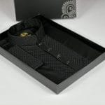 Nurfan Shop- Premium Embroidered Punjabi 2-Black