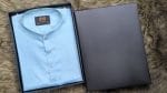 Nurfan Shop- Premium Embroidered Punjabi-Deep Blue