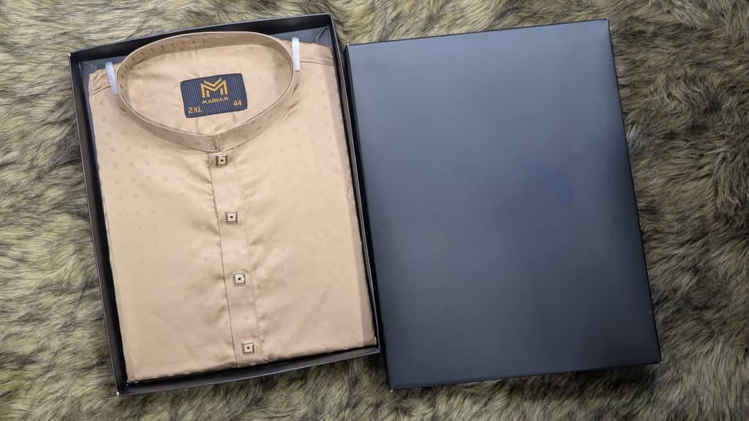Nurfan Shop- Premium Embroidered Punjabi-Grey Nurfan-Shop-Premium-Embroidered-Punjabi-Grey