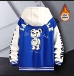 Nurfan Shop Plus Velvet Ambush Print Button Hoodie2