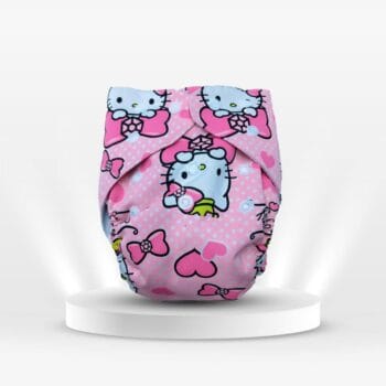 Washable Diaper (Knitted Fabric) – with 2 Pads